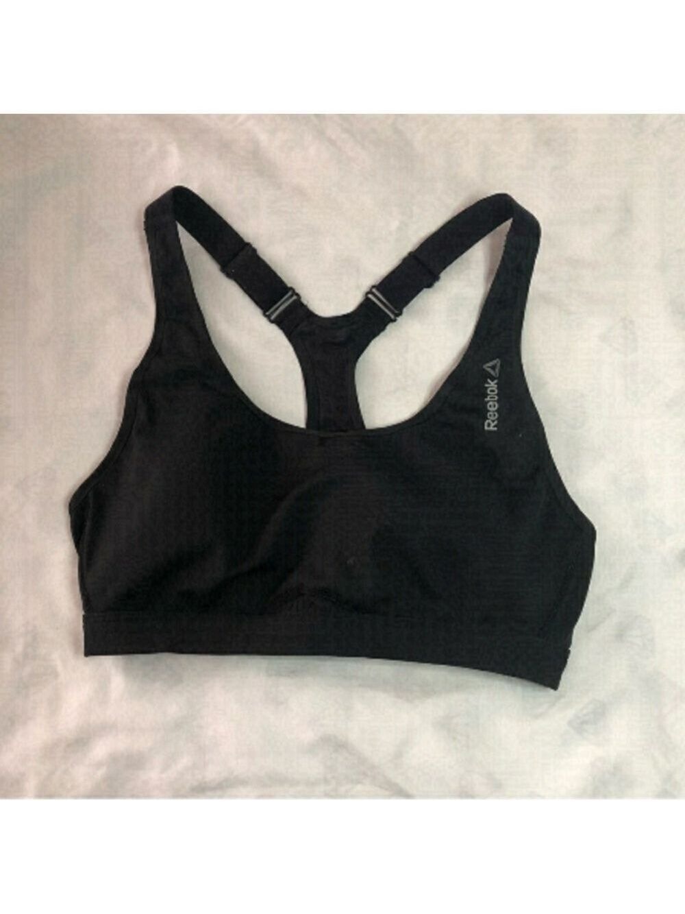 Reebok Size Small Black Sports Bra